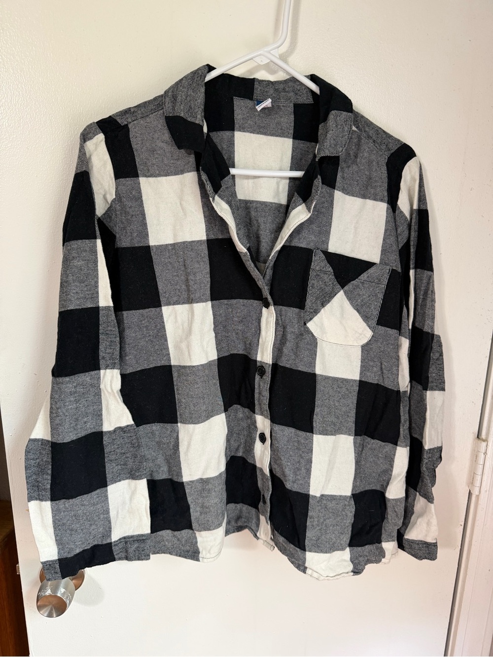 Old Navy Women’s Flannel Pajama Set Large Buffalo Plaid